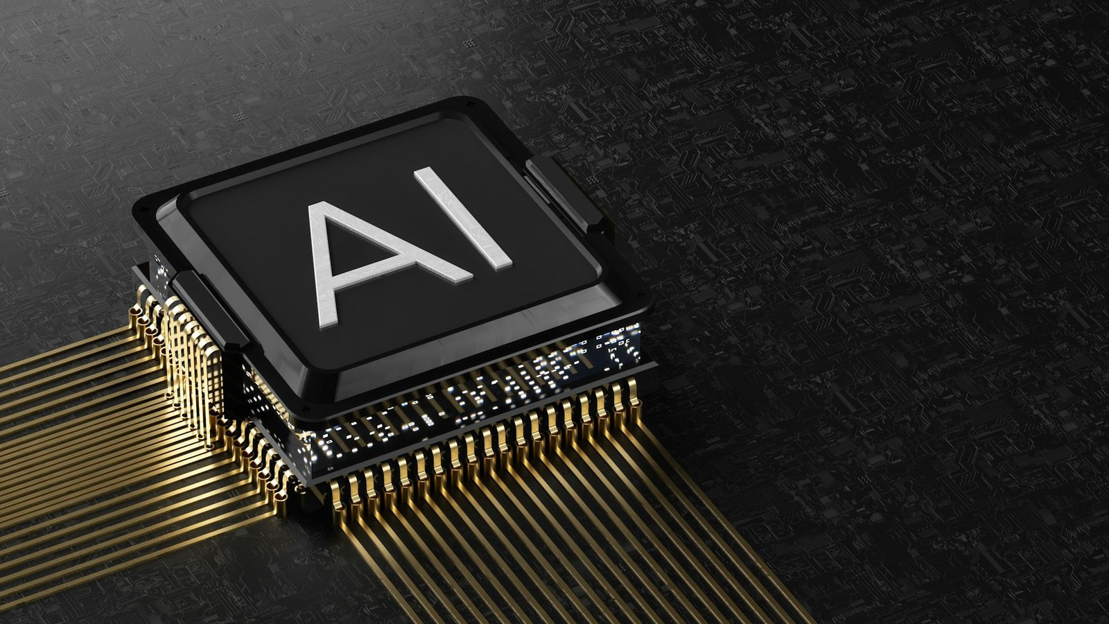 Puce d’intelligence artificielle sur un circuit